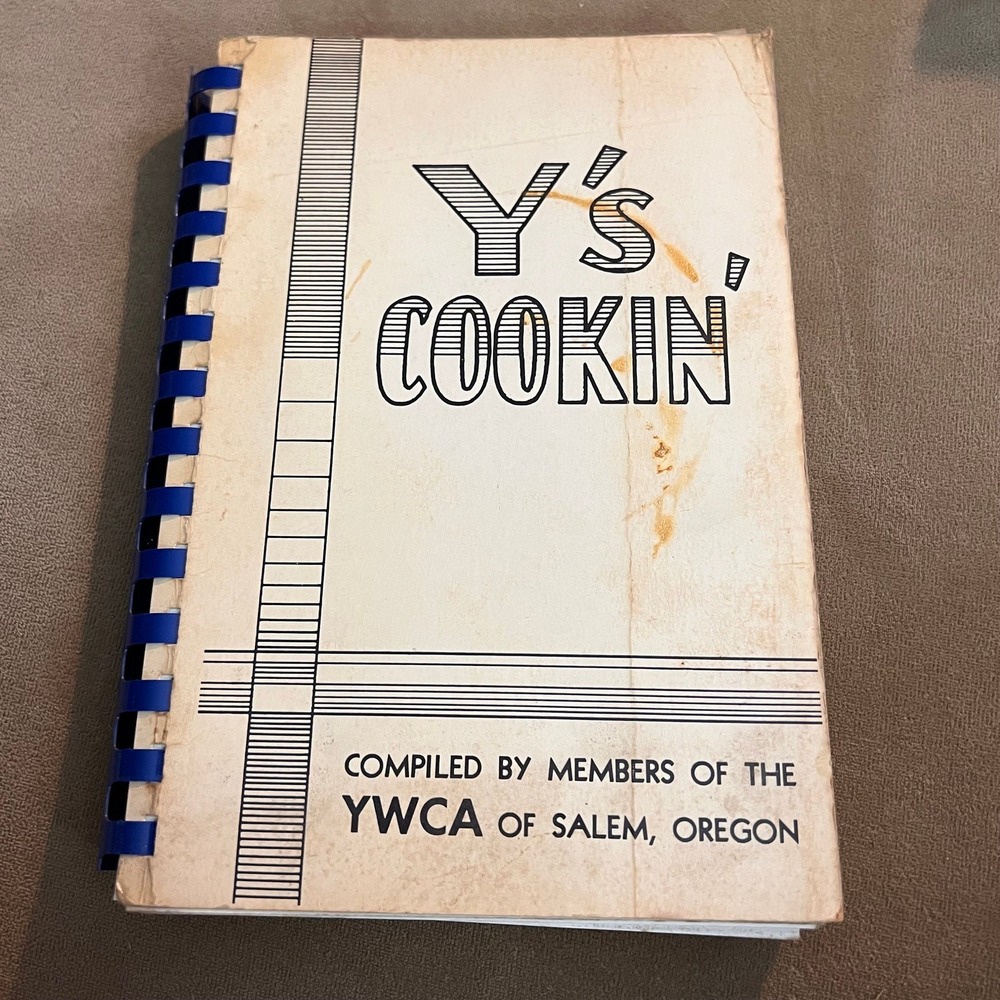 Salem Oregon VTG 1967 YWCA Ys Cookin Cookbook Favorite Recipes Spiral Bound Rare